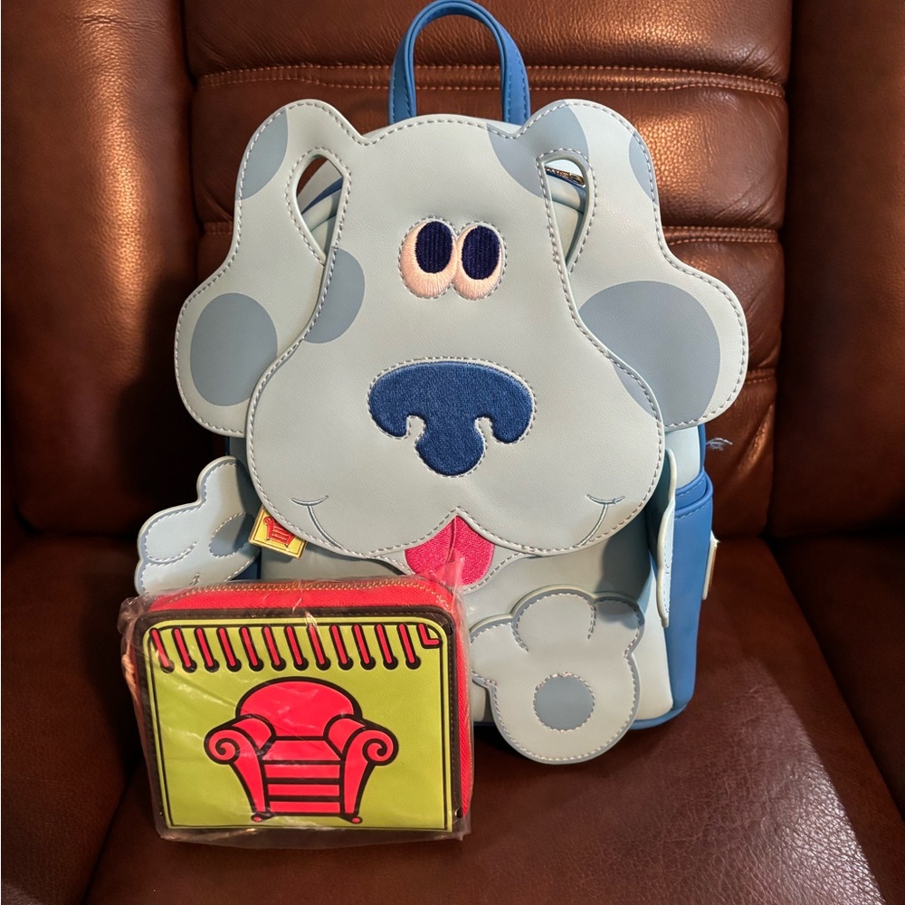 Loungefly Blues Clues Backpack & Wallet